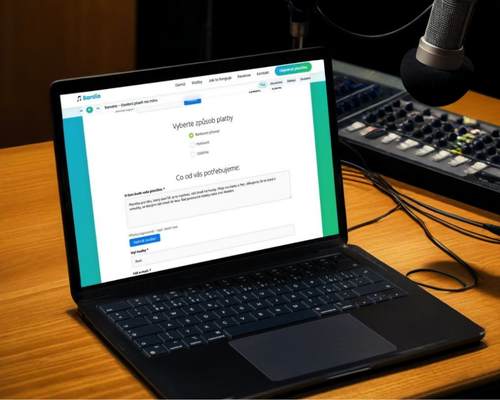 Krok 1 – Přijmeme objednávku